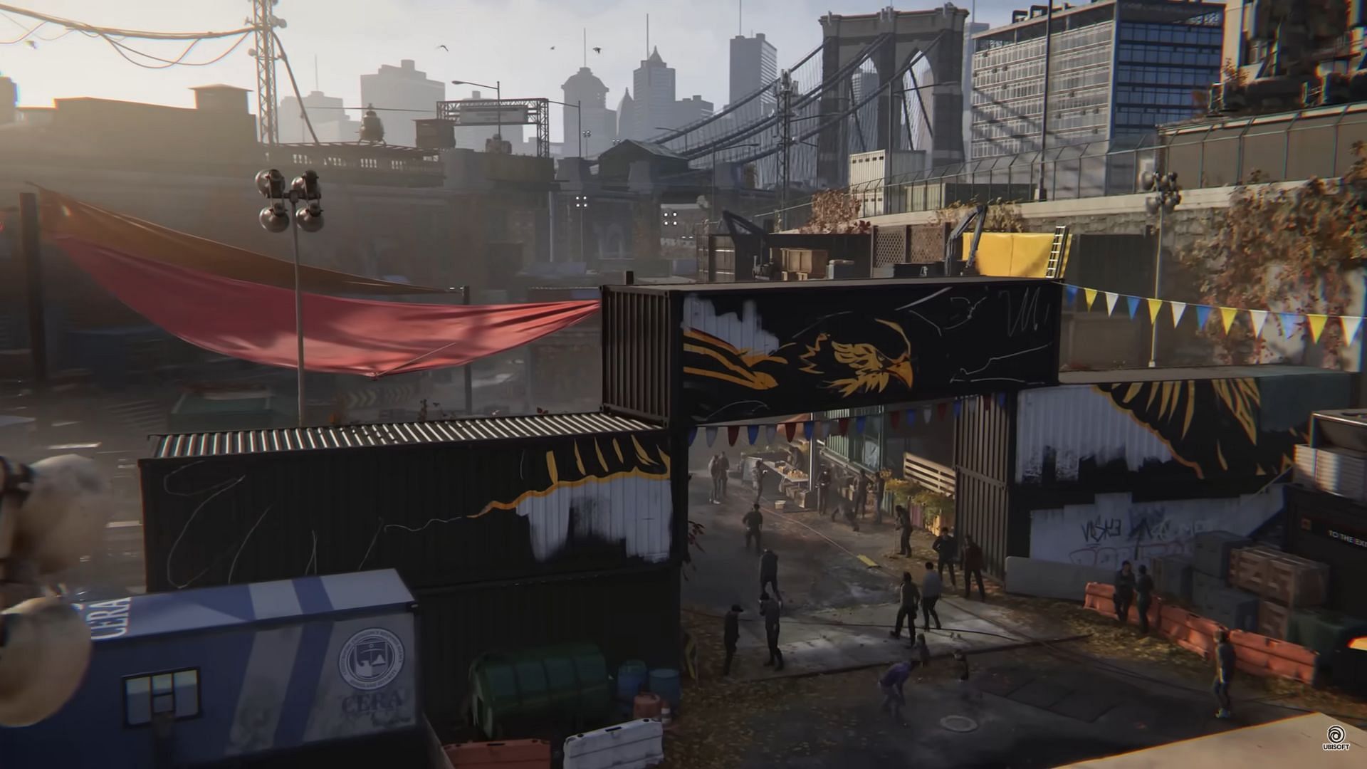 The Settlement, a new player hub (Image via Ubisoft)